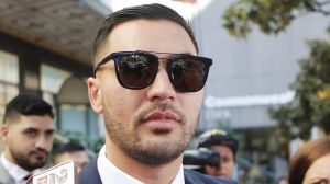 Salim Mehajer leaves Downing Centre Local Court on Wednesday.