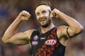 Triumph and relief. Jobe Watson