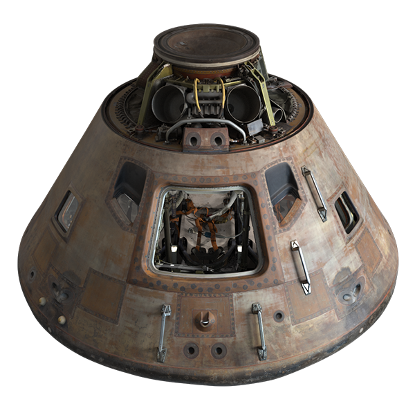 high-resoltion model of the Apollo 11 Command Module