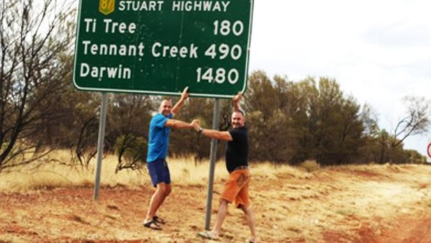 The group documented their road trip across Australia, cracking open ATMs, along the way.