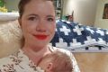 Clementine Ford with her baby son.