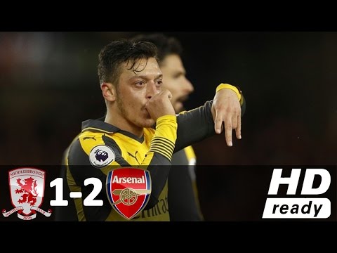 Middlesbrough vs Arsenal 1-2 - All Goals and Highlights - Premier League (17/04/2017) HD