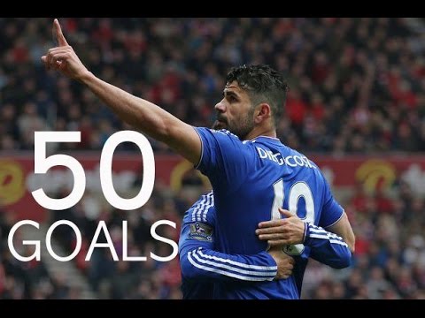 Diego Costa - First 50 Goals For Chelsea FC - HD