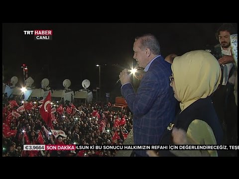 Recep Tayyip Erdoğan | Balkon Konuşması | 16 Nisan 2017