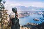 Beautiful Lake Bled in Slovenia.