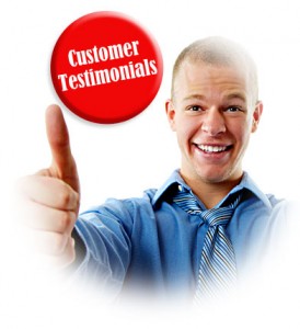 Customer testimonials and reviews