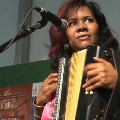 La India Canela at the 2009 Smithsonian Folklife Festival (Merengue Típico)