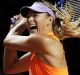 Nervous return: Maria Sharapova.