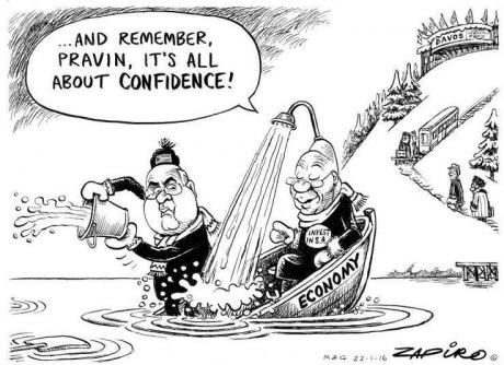 Zuma uses Gordhan as front for his corruption (cartoon)