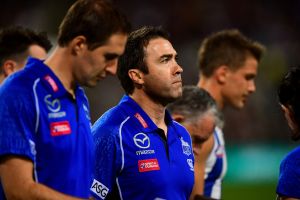 Unequivocal: North Melbourne coach Brad Scott.