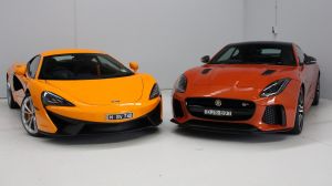 McLaren 540C v Jaguar F-Type SVR.