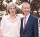 Theresa May (L) and Philip John May attend the Royal Academy of Arts Summer Exhibition preview party at the Royal ...