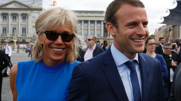 Emmanuel Macron and wife Brigitte met when he was 15 years old and she was his teacher.