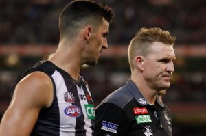 Captain and coach: Scott Pendlebury and Nathan Buckley.