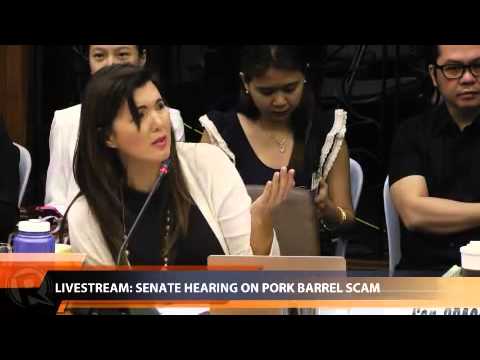 Senate hearing on pork barrel scam (part 1)