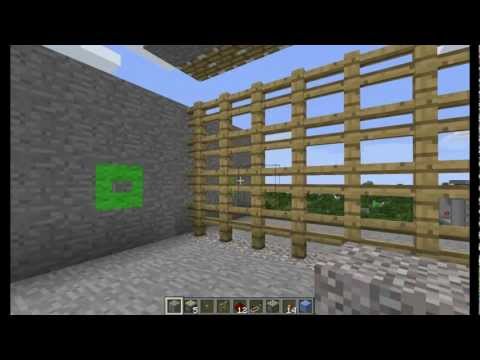 Minecraft Tutorial: Castle Gate (Portcullis)