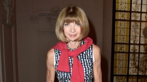 Anna Wintour attends the Jean Paul Gaultier show as part of Paris Fashion Week.