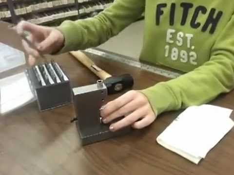 Stainless Steel Ring Stamping Video ! Name Rings!