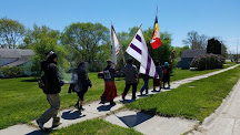 Long Walkers Receive Warm Welcome from Winnebagos in Nebraska