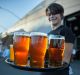 2014_Travel Portland Portland Breweries, USA Travel story by?Brian Johnston Beer waiter at Ecliptic Brewery in Portland. ...