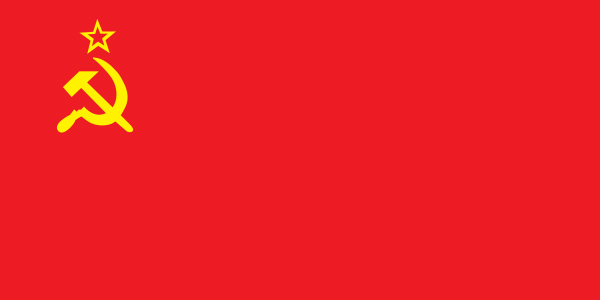 Flag of the Union of Soviet Socialist Republics, 1922–91.