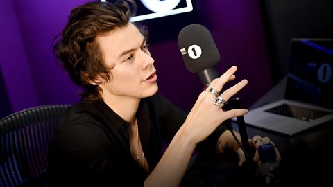 Harry Styles on the Radio 1 Breakfast Show