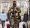 A Belgian soldier on patrol in the centre of Brussels.