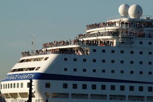 Pacific Dawn changed its planned cruise route as a result of Cyclone Debbie.