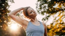 "Flossing": Easing in and out of a nerve stretch.