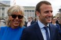 Brigitte with her husband Emmanual Macron.