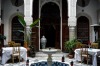 Inner courtyard in Fez, Morocco.