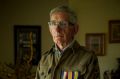 Tony Pickrell, 77, son of Maurice John Pickrell who fought in WWI, with his fathers service uniform. Maurice John ...