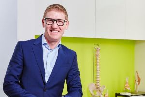 Physiotherapist Pete Hunt is starting to see a lot of people with neck and back pain related to their mobile.