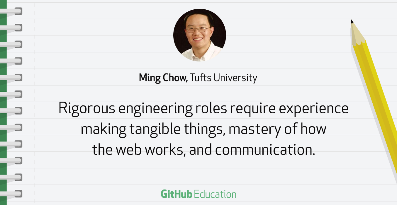 Ming Chow of Tufts gives advice on teaching Git and GitHub