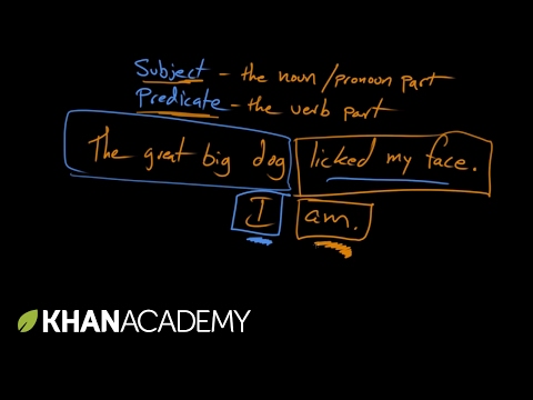 What is a sentence? | Syntax | Khan Academy