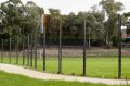 The large fence along Alphington Grammar on the Darebin Yarra Trail.