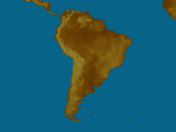 South America map