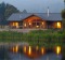 Owner's Lodge is perched above Long Marsh Lake. 