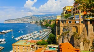 The coast of Sorrento, Italy. 