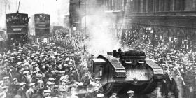 Tanks and troops on the streets in the years of red Clydeside