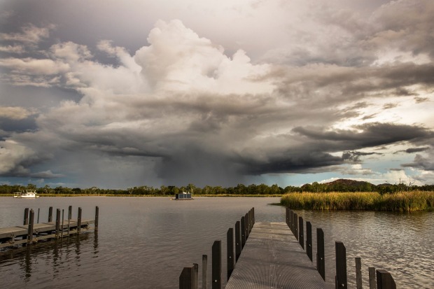 Stormy weather in Kununurra, Western Australia.