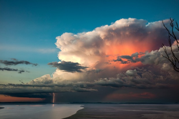 Sunset at Wyndham, Western Australia.