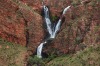 Waterfalls flowing in the East Kimberley, Western Australia.