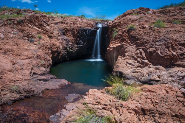 Waterfalls near Kununurra, East Kimberley Western Australia.