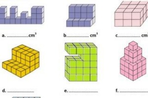 Work out the volume of these objects.