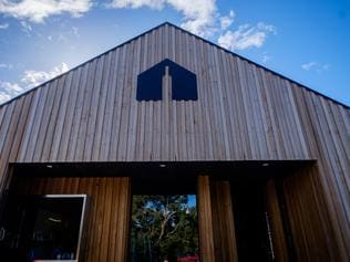 Exterior of The Farm Shed at Bicheno. For Graeme Phillips Indulge food review. Tasweekend. Apr 29 2017