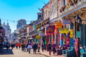 The colourful Bourbon Street is a tourist highlight. But which city is it in?