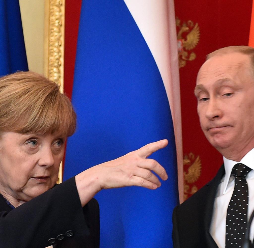 Treffen sich heute in Sotschi: Angela Merkel und Wladimir Putin