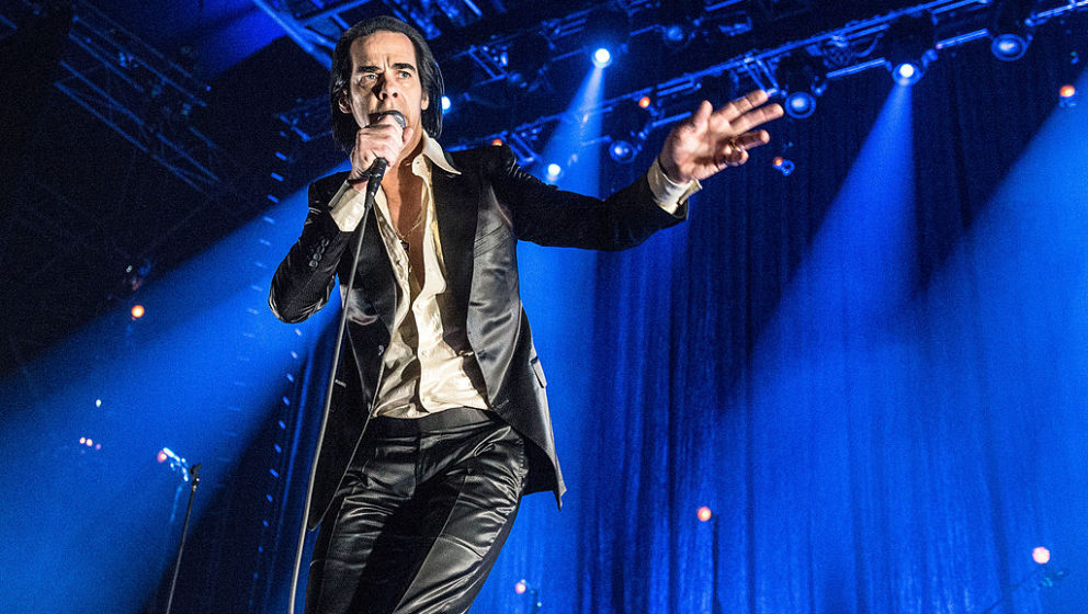 PARIS, FRANCE - NOVEMBER 19: Nick Cave of Nick Cave & The Bad Seeds performs at Le Zenith on November 19, 2013 in Paris, 