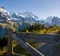 Hiking in the Bernese Oberland's Lauterbrunnen Valley. 